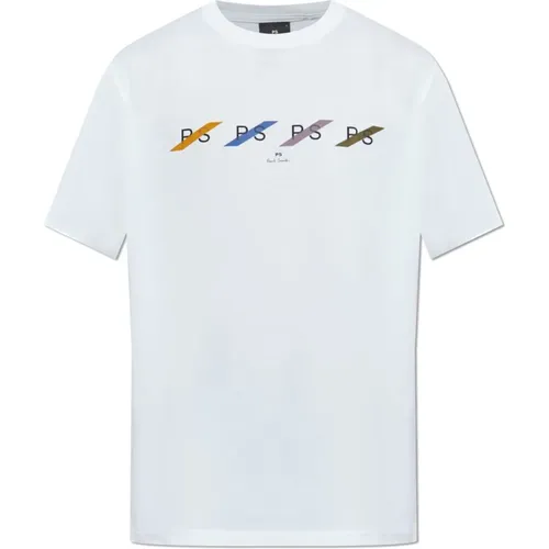 T-Shirt mit Druck , Herren, Größe: 2XL - PS By Paul Smith - Modalova