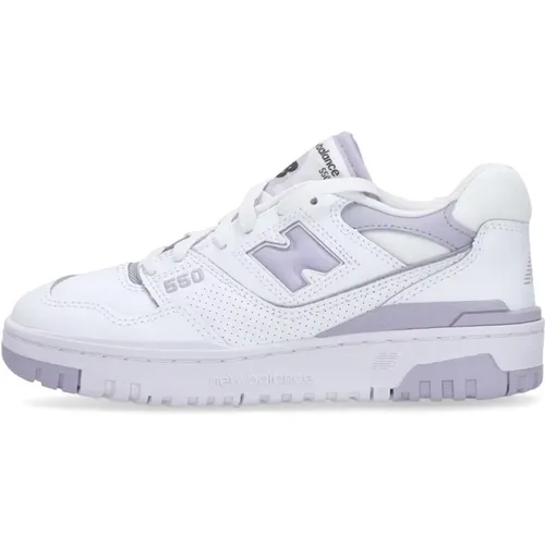 Weiß/Lavendel Niedriger Schnürschuh , Damen, Größe: 37 1/2 EU - New Balance - Modalova