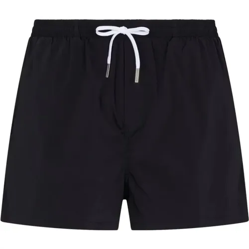 Logo-Puller Swim Shorts , male, Sizes: S - Dsquared2 - Modalova