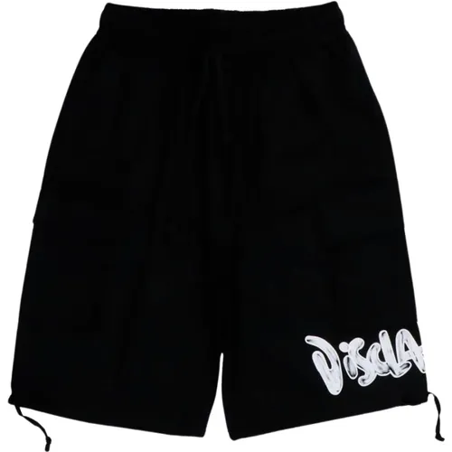 Casual Cotton Bermuda Shorts , male, Sizes: S, XS - Disclaimer - Modalova
