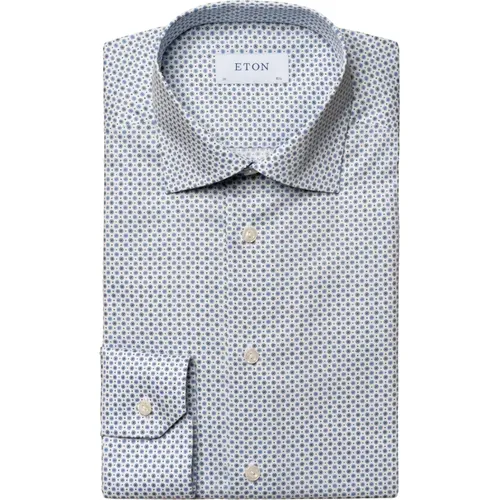 Long Sleeve Shirts , male, Sizes: M - Eton - Modalova