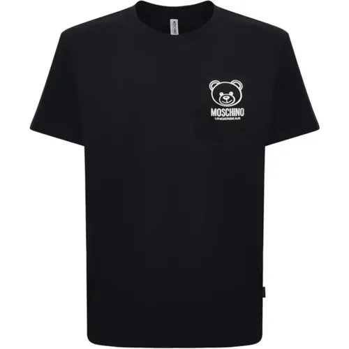 T-shirts and Polos , male, Sizes: XS, L, M, S, XL - Moschino - Modalova