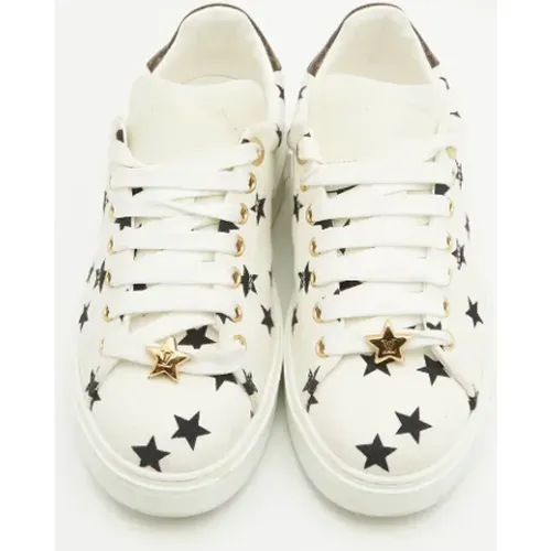 Pre-owned Canvas sneakers , female, Sizes: 4 UK - Louis Vuitton Vintage - Modalova