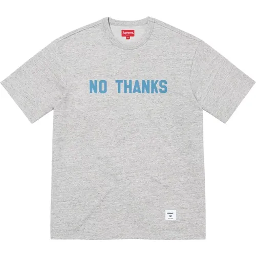 Exklusives No Thanks Top Heather Grey , Herren, Größe: L - Supreme - Modalova