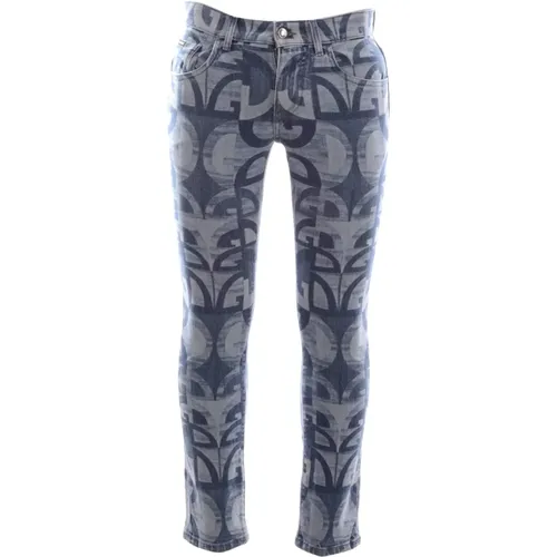 Herren Slim-Fit Jeans , Herren, Größe: XL - Dolce & Gabbana - Modalova