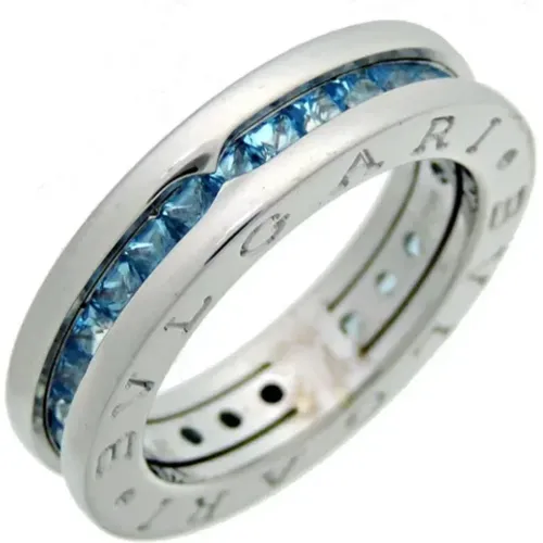 Pre-owned White Gold rings , female, Sizes: ONE SIZE - Bvlgari Vintage - Modalova