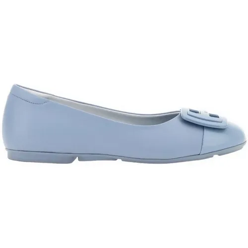 Klare Blaue Ballerina Flats , Damen, Größe: 37 EU - Hogan - Modalova