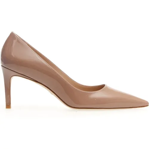 Nude Lackleder Pumps , Damen, Größe: 37 1/2 EU - Stuart Weitzman - Modalova