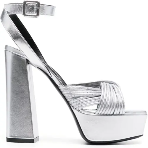 Sandals Silver , female, Sizes: 6 UK, 7 UK, 5 UK, 5 1/2 UK - Sergio Rossi - Modalova