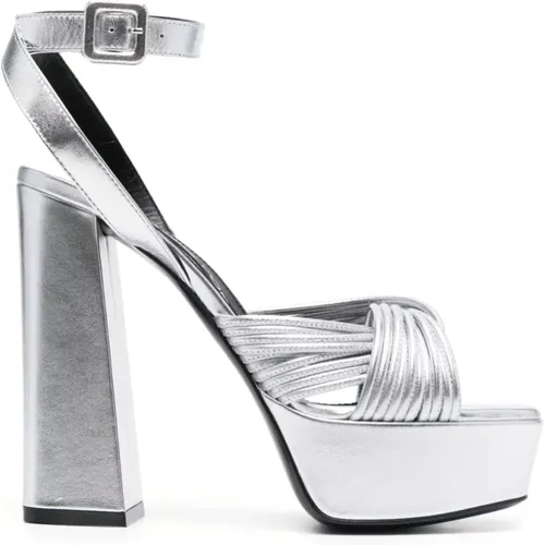 Sandals Silver , female, Sizes: 7 UK - Sergio Rossi - Modalova