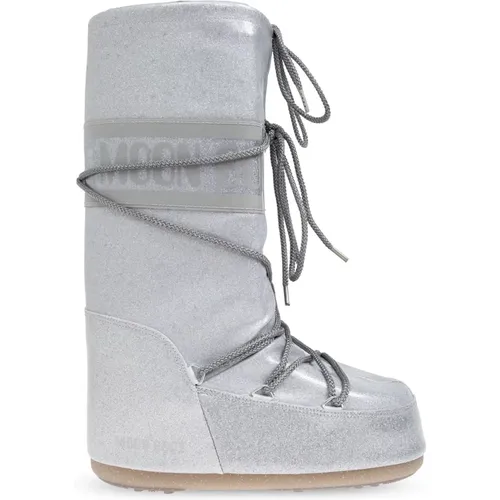 Snow boots Icon Glitter , female, Sizes: 9 UK - moon boot - Modalova