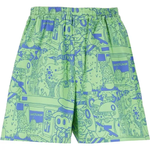 Grüne Badehose Shorts , Herren, Größe: L - Junya Watanabe - Modalova