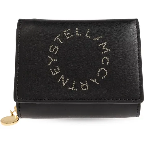 Geldbörse mit Logo , Damen, Größe: ONE Size - Stella Mccartney - Modalova