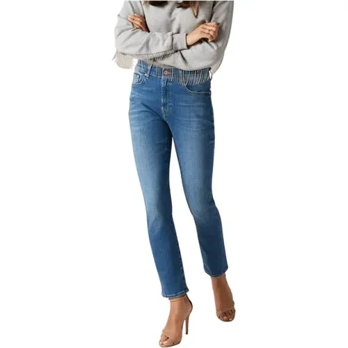 Relaxed Skinny Jeans Slim Illusion Posessed , female, Sizes: W26, W28 - 7 For All Mankind - Modalova