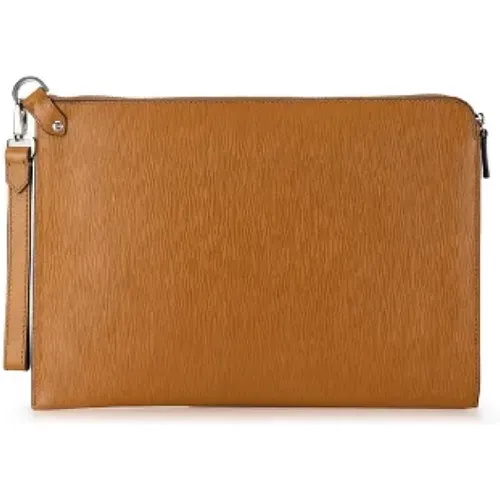 Pre-owned Leather clutches , female, Sizes: ONE SIZE - Salvatore Ferragamo Pre-owned - Modalova