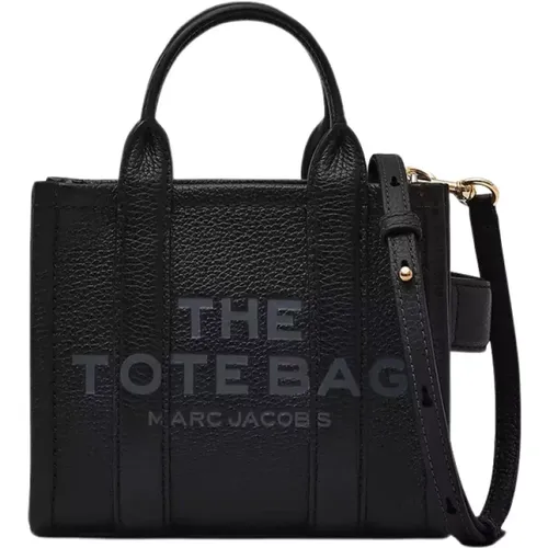 Leather Mini Tote Bag , female, Sizes: ONE SIZE - Marc Jacobs - Modalova
