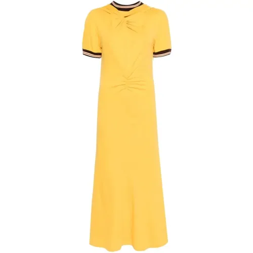 Turmeric Wing Dress , female, Sizes: S, M - Wales Bonner - Modalova
