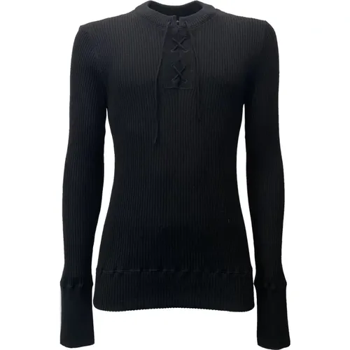 Ribbed Wool Knit Sweater , female, Sizes: 4XL - Dolce & Gabbana - Modalova