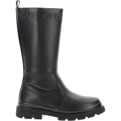 Women Faux Leather Zipper Boots , female, Sizes: 3 UK - Paciotti - Modalova