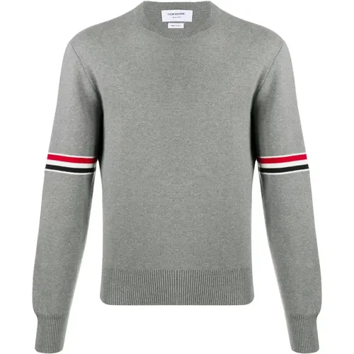 Sweaters Grey , male, Sizes: M, XL, L - Thom Browne - Modalova