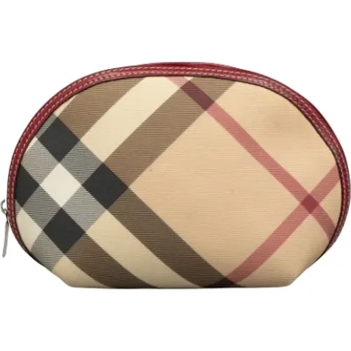 Pre-owned Canvas pouches , female, Sizes: ONE SIZE - Burberry Vintage - Modalova