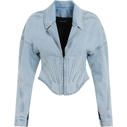 Light Cotton Jacket , female, Sizes: XS - Mugler - Modalova
