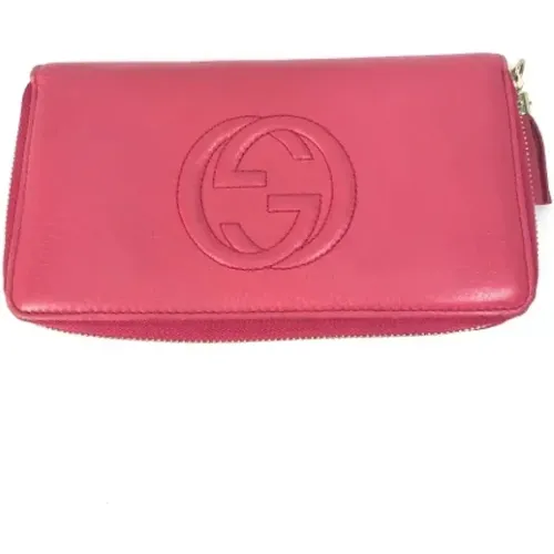 Pre-owned Leather wallets , female, Sizes: ONE SIZE - Gucci Vintage - Modalova