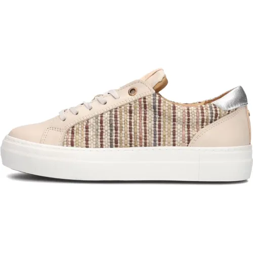 Beige Raffia Low Top Sneakers - Fred de la Bretoniere - Modalova