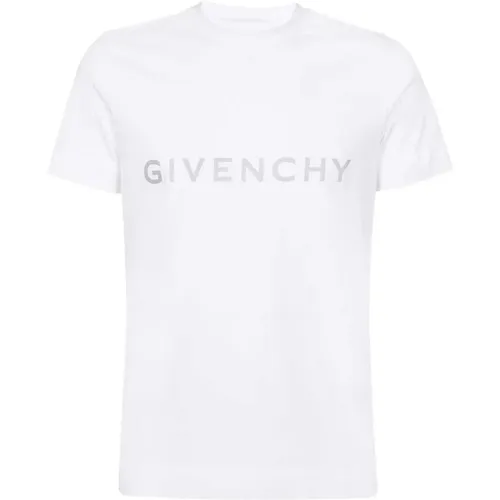 Reflective Slim Fit T-Shirt , female, Sizes: 2XL, XL, M, S - Givenchy - Modalova