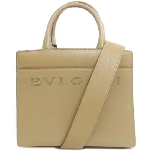 Pre-owned Leather handbags , female, Sizes: ONE SIZE - Bvlgari Vintage - Modalova