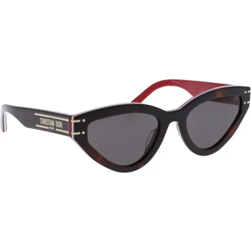 Signature Sunglasses with Uniform Lenses , female, Sizes: 53 MM - Dior - Modalova