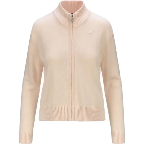 Rosa Pullover mit Verstellbarer Taille , Damen, Größe: S - K-way - Modalova