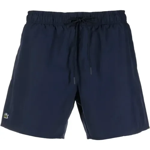 Quick-Dry Beach Shorts , male, Sizes: XL, S, 2XL, M, L - Lacoste - Modalova