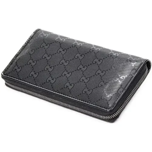 Pre-owned Coated canvas wallets , female, Sizes: ONE SIZE - Gucci Vintage - Modalova