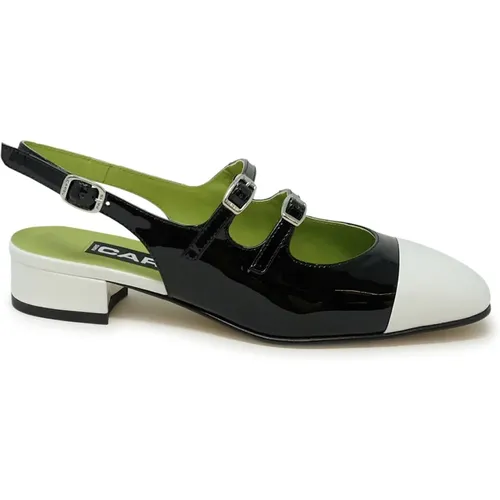 Black Leather Ballet Pumps Ss24 , female, Sizes: 4 1/2 UK, 7 UK, 3 UK, 4 UK, 5 UK, 5 1/2 UK, 3 1/2 UK - Carel - Modalova