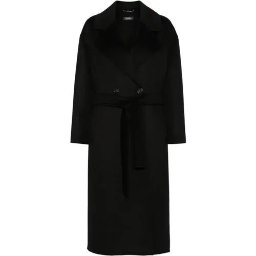 Double-Breasted Wool Coat , female, Sizes: S - Max Mara - Modalova