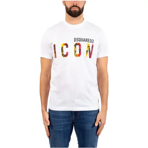 Men`s Dsquared T-Shirt , male, Sizes: XL - Dsquared2 - Modalova