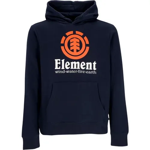 Vertical Hoodie Eclipse Navy , male, Sizes: S, M, XL, L - Element - Modalova