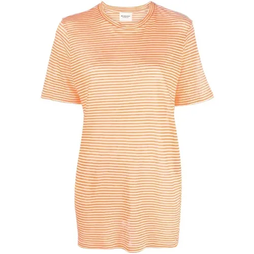 Horizontal-stripe T-shirt , female, Sizes: S, XS - Isabel Marant Étoile - Modalova