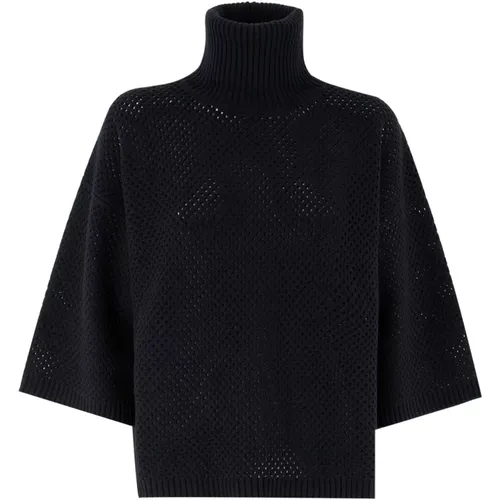 Platinum Grid Stitch Pullover , Damen, Größe: XS - Fabiana Filippi - Modalova