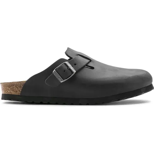 Boston Oiled Leather Clogs , male, Sizes: 10 UK, 8 UK, 9 UK, 11 UK - Birkenstock - Modalova