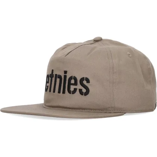 Flache Schirmkappe Snapback Khaki - Etnies - Modalova