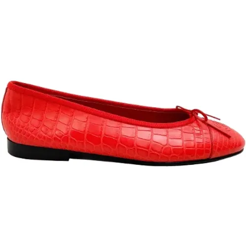 Pre-owned Leather flats , female, Sizes: 5 UK - Chanel Vintage - Modalova