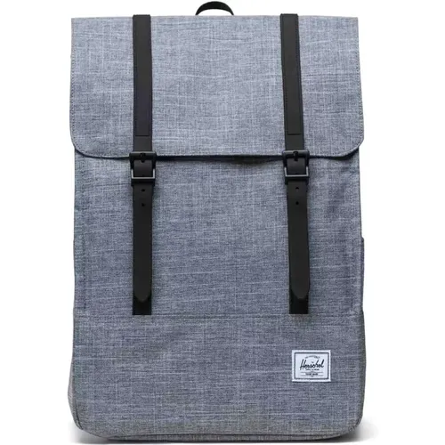 Survey Rucksack Baumwolle Grau Herren - Herschel - Modalova