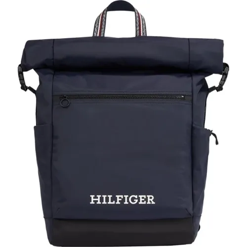 Rolltop Backpack , male, Sizes: ONE SIZE - Tommy Hilfiger - Modalova