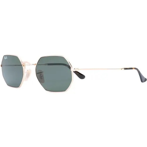 Gold Sunglasses with Original Accessories , unisex, Sizes: 53 MM - Ray-Ban - Modalova