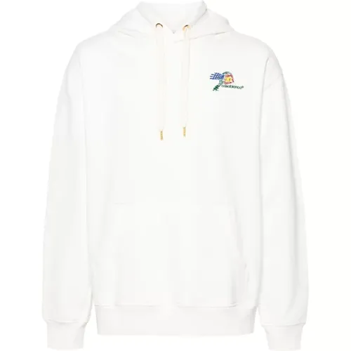 Tennis Logo Sweatshirt , male, Sizes: L, S - Casablanca - Modalova