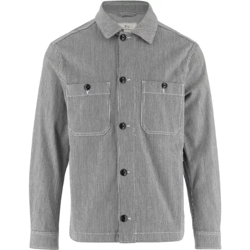 Shirts , Herren, Größe: L - Woolrich - Modalova