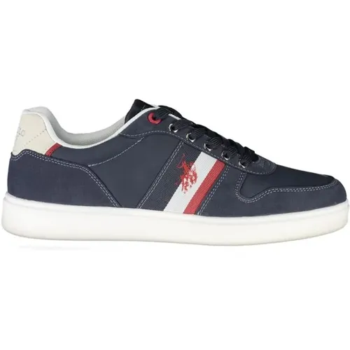 Sportliche Schnürsneakers mit Kontrastdetails , Herren, Größe: 42 EU - U.S. Polo Assn. - Modalova