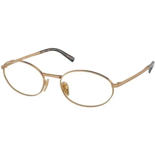 Braune Rahmen Sonnenbrille , unisex, Größe: 53 MM - Prada - Modalova